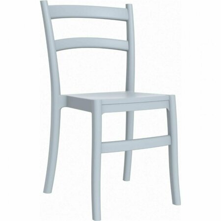 SIESTA Tiffany Dining Chair Silver Gray, 2PK ISP018-SIL